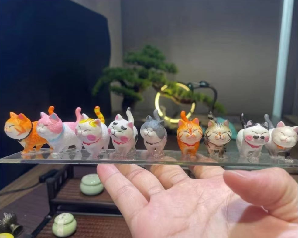 【nine-square grid】Bowknot Cat Blind Bag