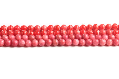 Dyed Rhodochrosite Beads
