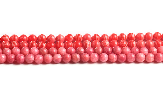 Dyed Rhodochrosite Beads